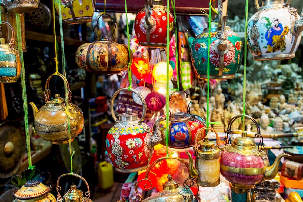Colorful home goods of all kinds